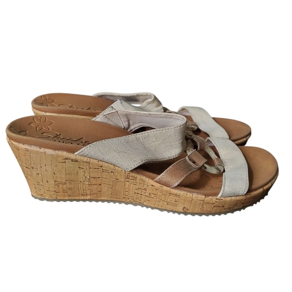 Skechers Natural Beverlee Sail Away Sandals Size 11 - Picture 5 of 10